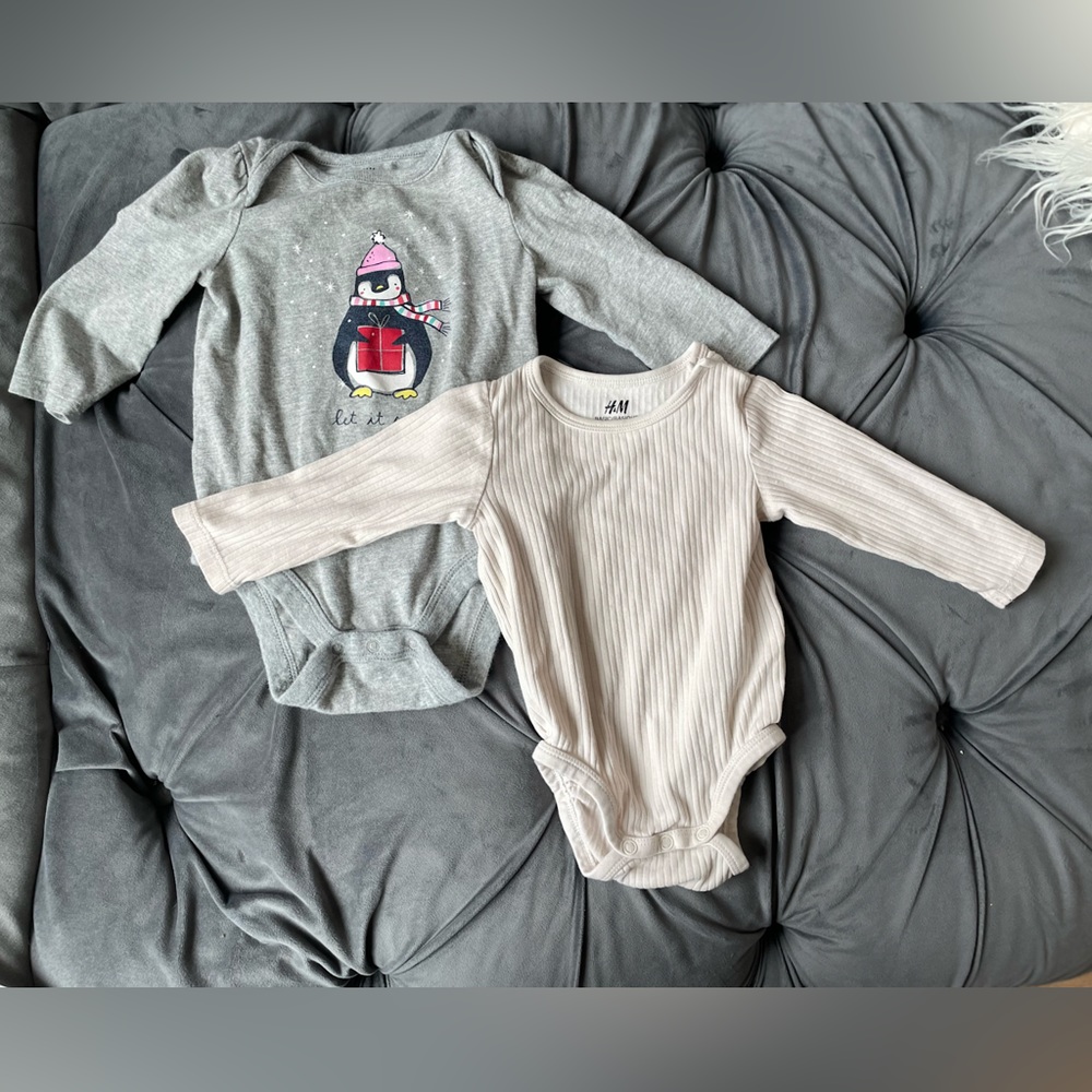 Baby bundle! Long sleeve one piece for babies 6-12 months